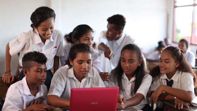 BAKTI Kominfo Ratakan Koneksi Digital untuk Pendidikan di Daerah 3T